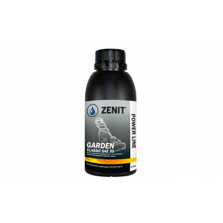 Масло моторное минеральное для силовой и садовой техники ZENIT Power Line Garden CLASSIC SAE30, 0,56л