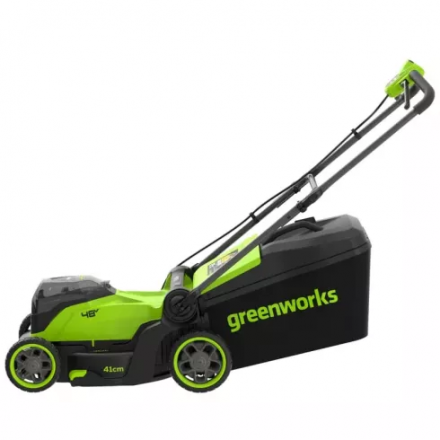 Газонокосилка аккумуляторная Greenworks 2Х24V GD24X2LM411 Газонокосилка аккумуляторная Greenworks 2Х24V GD24X2LM411