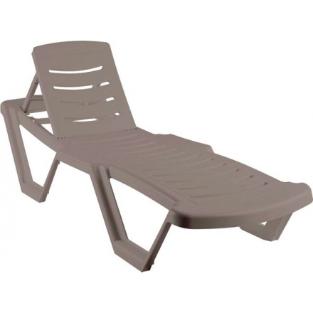Шезлонг Ellastik Plast Элластик лм 187x63.5x32 (капучино)