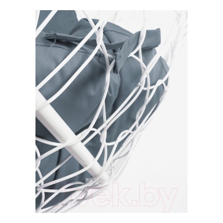 Диван подвесной M-Group Лежебока 11180109 (с белым ротангом/серая подушка) Диван подвесной M-Group Лежебока 11180109 (с белым ротангом/серая подушка)