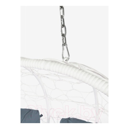 Диван подвесной M-Group Лежебока 11180109 (с белым ротангом/серая подушка) Диван подвесной M-Group Лежебока 11180109 (с белым ротангом/серая подушка)