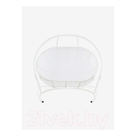 Диван подвесной M-Group Лежебока 11180109 (с белым ротангом/серая подушка) Диван подвесной M-Group Лежебока 11180109 (с белым ротангом/серая подушка)