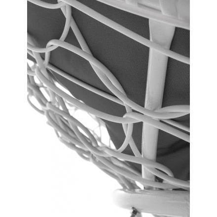 Кресло садовое M-Group Папасан мини 12070109 (белый ротанг/серая подушка) Кресло садовое M-Group Папасан мини 12070109 (белый ротанг/серая подушка)