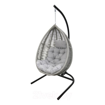 Кресло подвесное Garden Story Ибица D2709 (черный/серый) Кресло подвесное Garden Story Ибица D2709 (черный/серый)