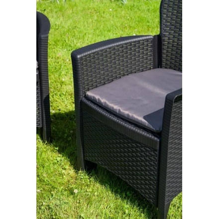 Комплект садовой мебели Ipae Progarden Jungle JUN06CAN (антрацит) Комплект садовой мебели Ipae Progarden Jungle JUN06CAN (антрацит)