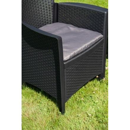 Комплект садовой мебели Ipae Progarden Jungle JUN06CAN (антрацит) Комплект садовой мебели Ipae Progarden Jungle JUN06CAN (антрацит)