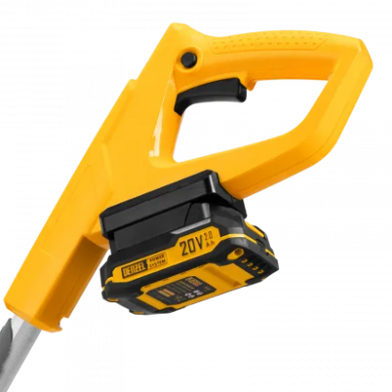 Портативная аккумуляторная газонокосилка Denzel CLM-22 Портативная аккумуляторная газонокосилка Denzel CLM-22