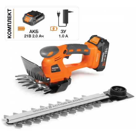 Ножницы-кусторез аккумуляторные DAEWOO DAHT 2521Li SET Ножницы-кусторез аккумуляторные DAEWOO DAHT 2521Li SET