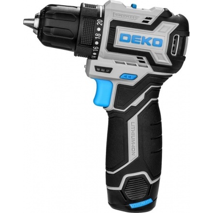 Аккумуляторная дрель-шуруповерт Deko Loner 12V PRO 085-1011 Аккумуляторная дрель-шуруповерт Deko Loner 12V PRO 085-1011