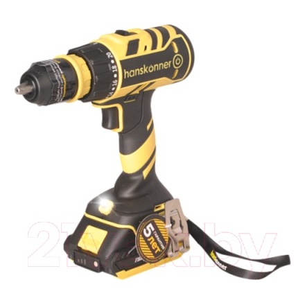 Аккумуляторная дрель-шуруповерт Hanskonner HCD1865C Аккумуляторная дрель-шуруповерт Hanskonner HCD1865C