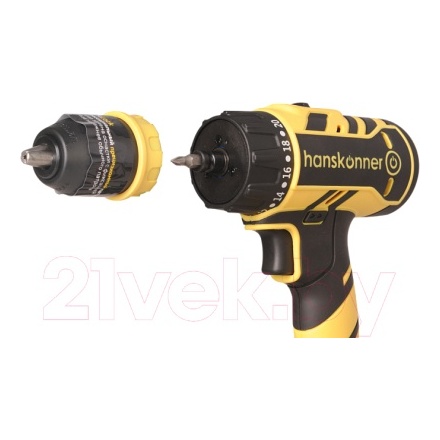 Аккумуляторная дрель-шуруповерт Hanskonner HCD1865C Аккумуляторная дрель-шуруповерт Hanskonner HCD1865C