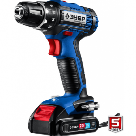 Аккумуляторная дрель-шуруповерт Зубр Профессионал DL-201-22 Аккумуляторная дрель-шуруповерт Зубр Профессионал DL-201-22