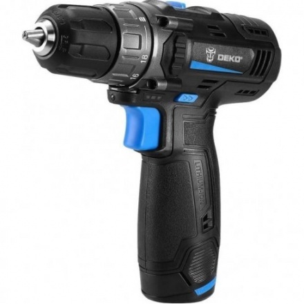 Аккумуляторная дрель-шуруповерт Deko DKCD12 в кейсе + набор инструментов 92шт 083-1113 Аккумуляторная дрель-шуруповерт Deko DKCD12 в кейсе + набор инструментов 92шт 083-1113