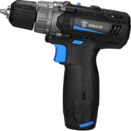 Аккумуляторная дрель-шуруповерт Deko DKCD12 в кейсе + набор инструментов 92шт 083-1113 Аккумуляторная дрель-шуруповерт Deko DKCD12 в кейсе + набор инструментов 92шт 083-1113
