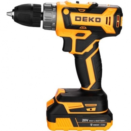 Аккумуляторная дрель-шуруповерт Deko Banger 20V ONE+ SET1 083-1110 Аккумуляторная дрель-шуруповерт Deko Banger 20V ONE+ SET1 083-1110