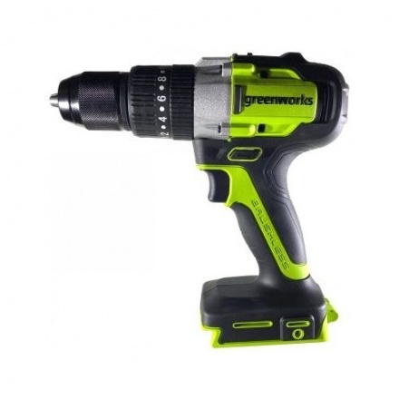 Аккумуляторная дрель-шуруповерт Greenworks GD24DD60 24V 3704107UA (c АКБ 2Ач и ЗУ в кейсе)