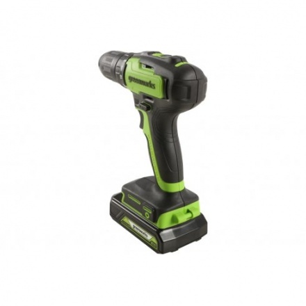 Аккумуляторная дрель-шуруповерт Greenworks GD24DD35 24V 3704007UA (c АКБ 2Ач и ЗУ в кейсе) Аккумуляторная дрель-шуруповерт Greenworks GD24DD35 24V 3704007UA (c АКБ 2Ач и ЗУ в кейсе)