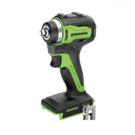 Аккумуляторный гайковерт Greenworks G24IW200 бесщеточный 24V 200Нм 3803607 (без АКБ и ЗУ)