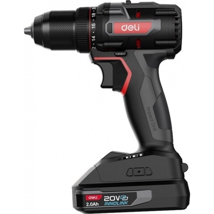 Аккумуляторная дрель-шуруповерт Deli EDE-DZ20-2D2 Аккумуляторная дрель-шуруповерт Deli EDE-DZ20-2D2