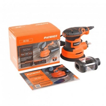 Эксцентриковая шлифовальная машина PATRIOT OS 122 Эксцентриковая шлифовальная машина PATRIOT OS 122
