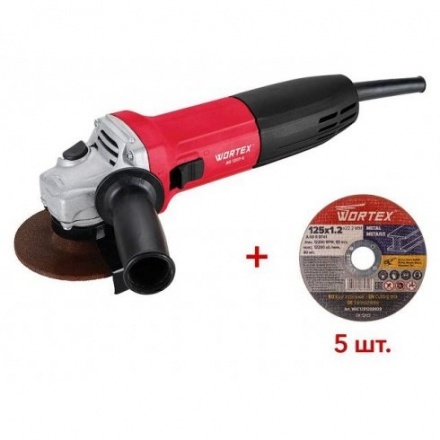 Угловая шлифовальная машина Wortex AG 1207-6