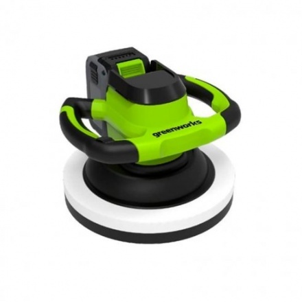 Полировальная машина Greenworks G24BU10 24V 3502107 (без АКБ и ЗУ) Полировальная машина Greenworks G24BU10 24V 3502107 (без АКБ и ЗУ)