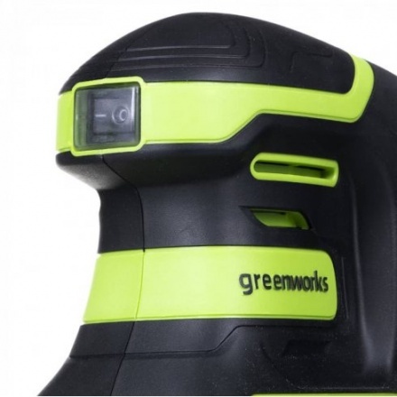 Вибрационная шлифовальная машина Greenworks G24SS14 24V 3100507 (без АКБ и ЗУ) Вибрационная шлифовальная машина Greenworks G24SS14 24V 3100507 (без АКБ и ЗУ)