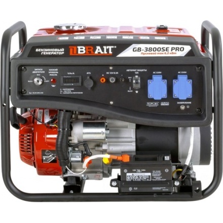 Бензиновый генератор Brait GB-3800SE PRO Бензиновый генератор Brait GB-3800SE PRO