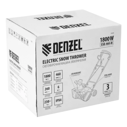 Снегоуборщик электрический Denzel ESB-460-M Снегоуборщик электрический Denzel ESB-460-M