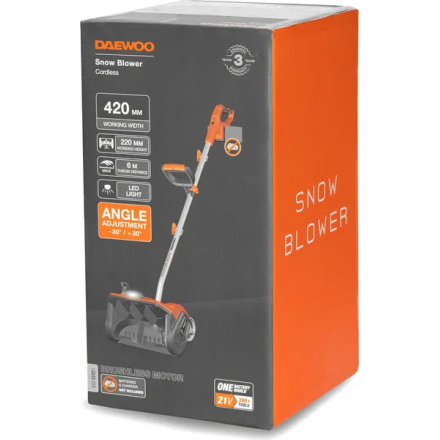 Снегоуборщик аккумуляторный Daewoo Power DAST 4242Li Снегоуборщик аккумуляторный Daewoo Power DAST 4242Li