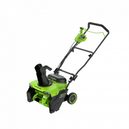 Снегоуборщик аккумуляторный GreenWorks GD40STX2K5 (2603407UG) Снегоуборщик аккумуляторный GreenWorks GD40STX2K5 (2603407UG)