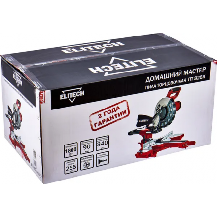 Торцовочная пила Elitech ПТ 825К (204037) Торцовочная пила Elitech ПТ 825К (204037)