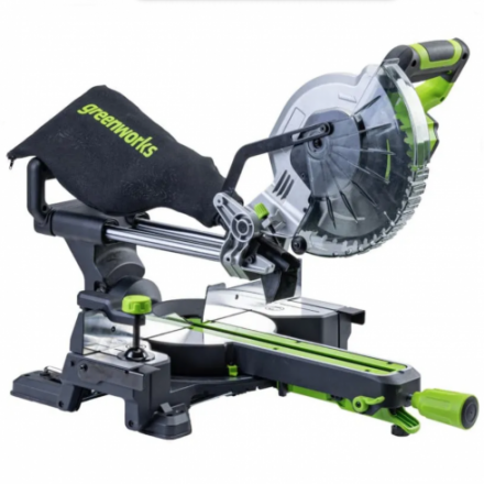 Пила торцовочная Greenworks GD24MS216 (1501707UG) Пила торцовочная Greenworks GD24MS216 (1501707UG)