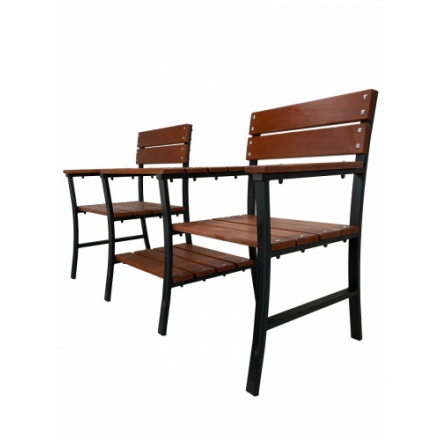 Скамейка Дуэт окрашенный Скамейка Дуэт окрашенный