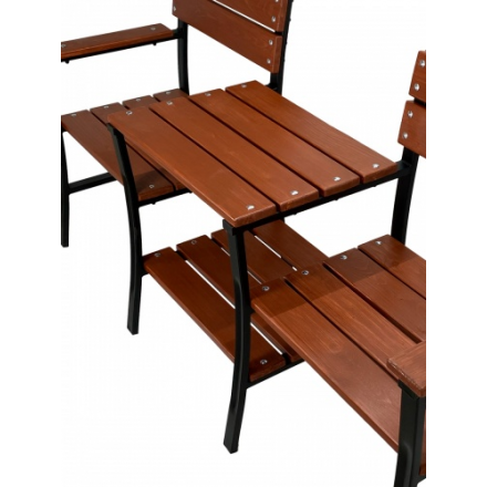 Скамейка Дуэт окрашенный Скамейка Дуэт окрашенный