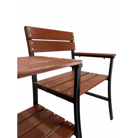 Скамейка Дуэт окрашенный Скамейка Дуэт окрашенный