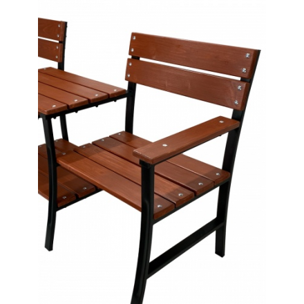 Скамейка Дуэт окрашенный Скамейка Дуэт окрашенный