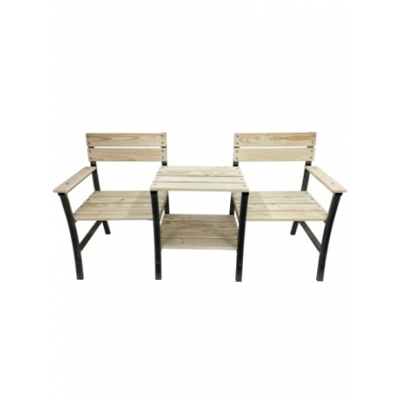 Скамейка Дуэт неокрашенный