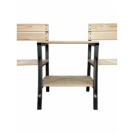 Скамейка Дуэт неокрашенный Скамейка Дуэт неокрашенный