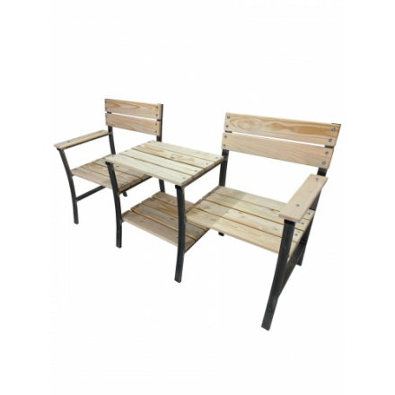 Скамейка Дуэт неокрашенный Скамейка Дуэт неокрашенный