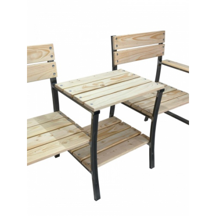 Скамейка Дуэт неокрашенный Скамейка Дуэт неокрашенный