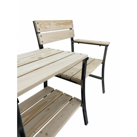 Скамейка Дуэт неокрашенный Скамейка Дуэт неокрашенный