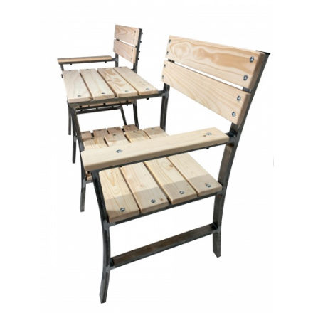 Скамейка Дуэт неокрашенный Скамейка Дуэт неокрашенный