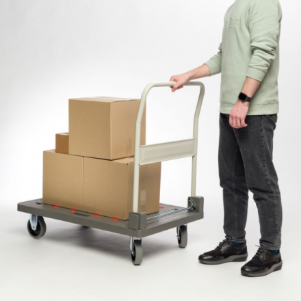 Тележка платформенная Стелла-техник FW-250П со складной ручкой Тележка платформенная Стелла-техник FW-250П со складной ручкой