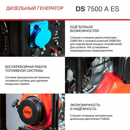 Генератор дизельный Fubag DS 7500 A ES Генератор дизельный Fubag DS 7500 A ES