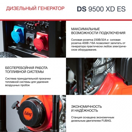 Дизельный генератор Fubag DS 9500 XD ES Дизельный генератор Fubag DS 9500 XD ES