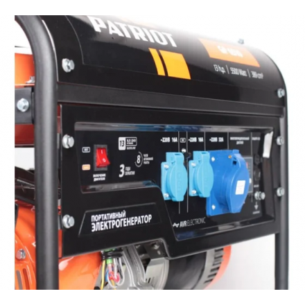 Бензиновый генератор PATRIOT GP 6510 Бензиновый генератор PATRIOT GP 6510