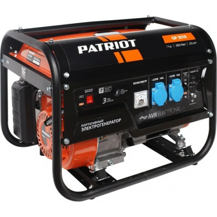 Бензиновый генератор PATRIOT GP 3510