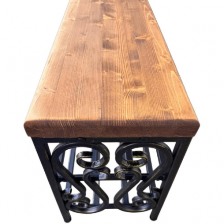 Кованая банкетка МФ-1 золото Кованая банкетка МФ-1 золото