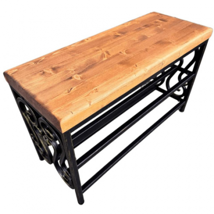 Кованая банкетка МФ-1 золото Кованая банкетка МФ-1 золото